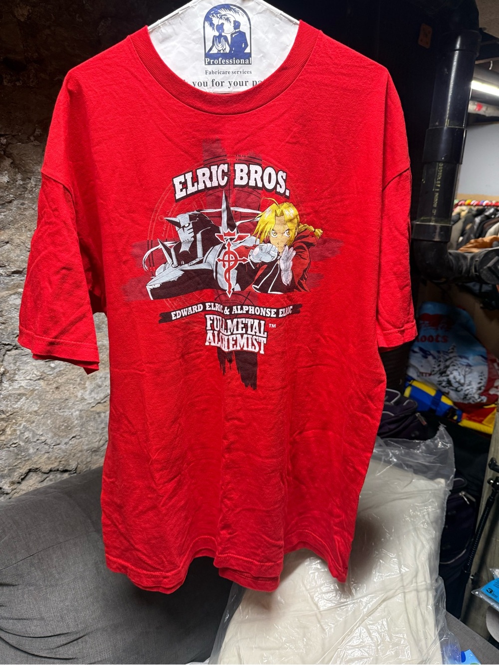 Vintage 2004 Fullmetal Alchemist The Elric Bros FUNimation Anime Promo Shirt